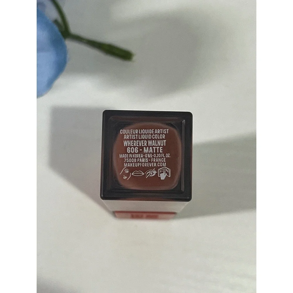 Make Up For Ever Artist Liquid Color Matte Lipstick 606 Wherever Walnut‎ 6ml